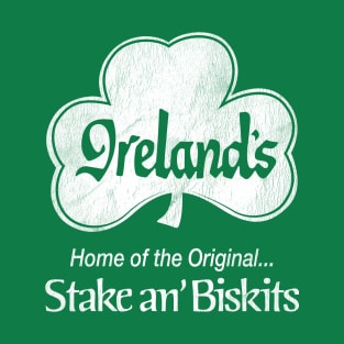 Ireland's Restaurant White Worn T-Shirt