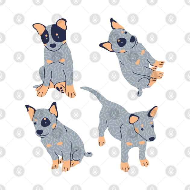 Blue Heeler Puppy by Wlaurence