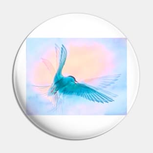 Ethereal Arctic Tern Pin