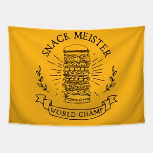 Snack Fan World Champ Tapestry