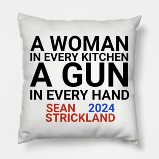 A Woman In Every Kitchen A Gun In Every Hand Pillow