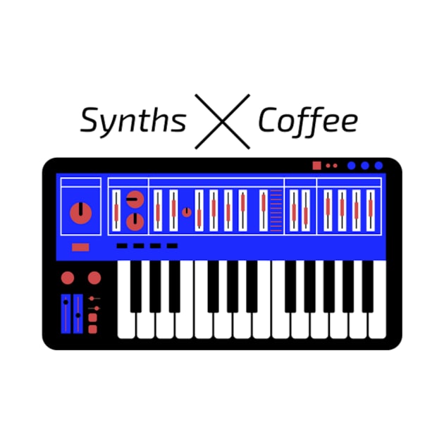 Synths X Coffee by technopenguin