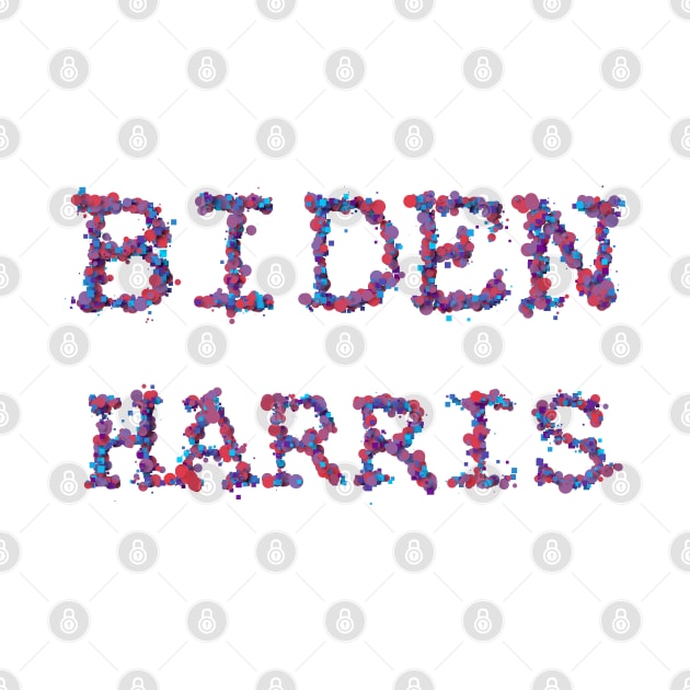 Biden and Harris lettering by Inch