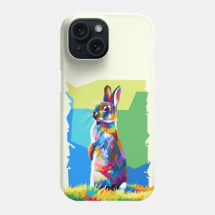 Rabbit Wpap Art Phone Case