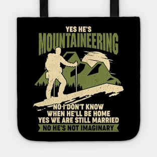 Mountaineering Mountaineer Wife Couple Gift Tote