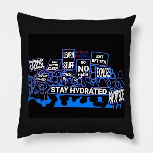 Healthy Protest March Pillow