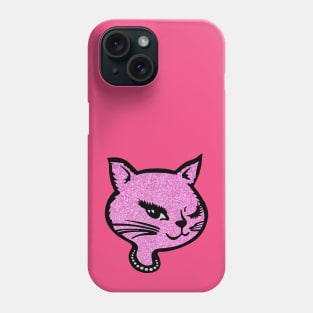 Winking Cat (vers. A) Phone Case