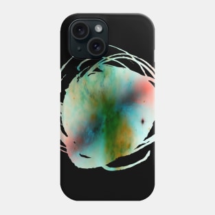 Paint brush stroke enso galaxy whoosh multiverse Phone Case