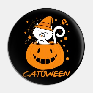 Catoween,Happy catoween Pin