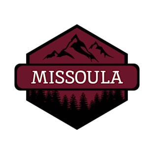 Missoula Montana Mountains and Trees T-Shirt