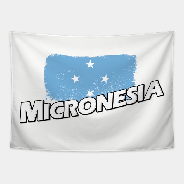 Micronesia flag Tapestry by PVVD
