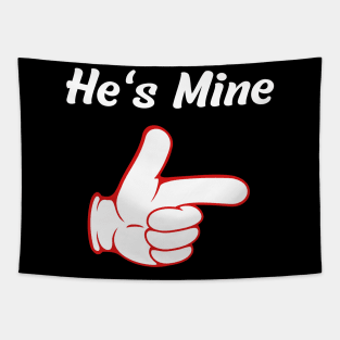 He's Mine She's Mine Tapestry