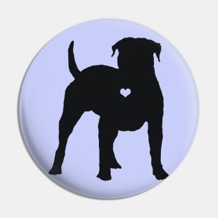 My American Bulldog Heart Belongs To You Pin