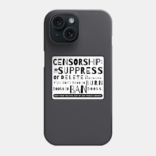 Censorshirt Phone Case