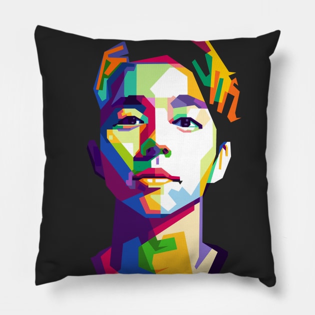 GONG YOO Pillow by WPAP 