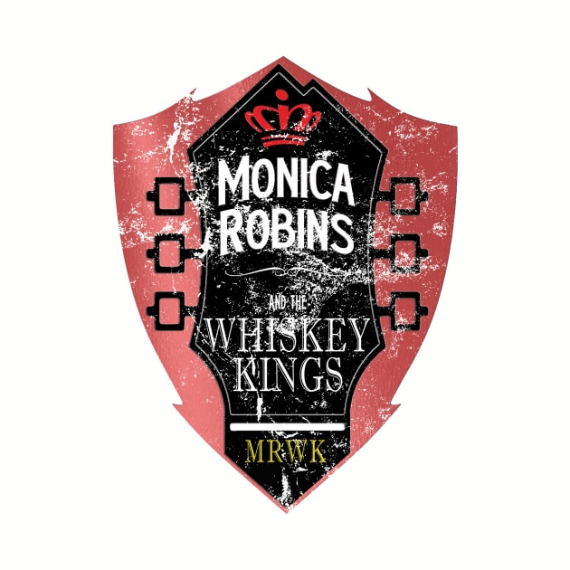 Whiskey Kings Distressed Shield Logo by WhiskeyWear