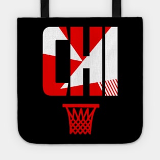 Throwback Chicago Basketball Tote