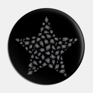 Leopard Print Star Stealth Pin