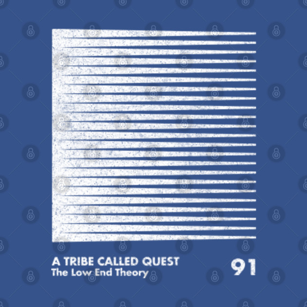 Disover The Low End Theory / Minimal Graphic Design Tribute - A Tribe Called Quest - T-Shirt