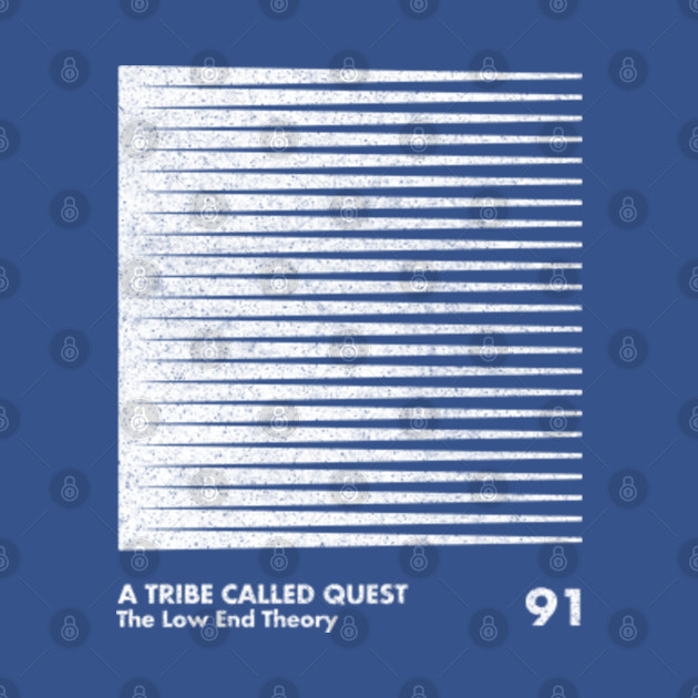 Discover The Low End Theory / Minimal Graphic Design Tribute - A Tribe Called Quest - T-Shirt