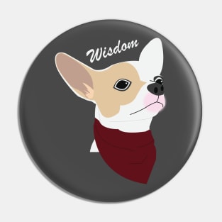 WISDOM DOG Pin