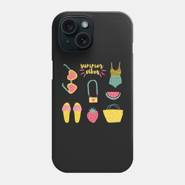 Summer and Beach Vibes Phone Case by monicasareen