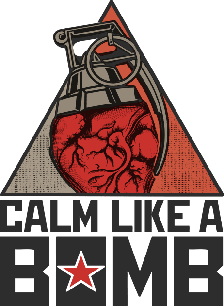 Calm Like a Bomb Kids T-Shirt by RepubliRock