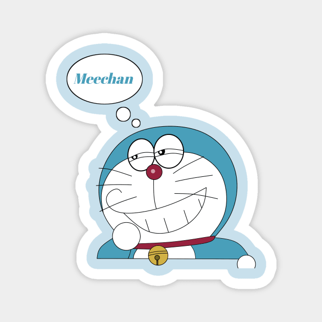 Doraemon Magnet by Vectraphix