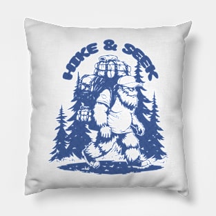 hike and seek jungle yeti Pillow