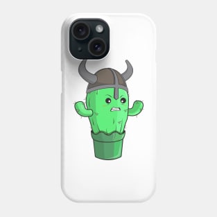Angry cactus Viking Phone Case