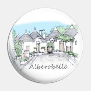 Alberobello-trulli-Puglia Pin