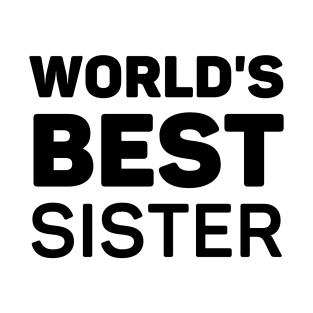 World's Best Sister Gift T-Shirt