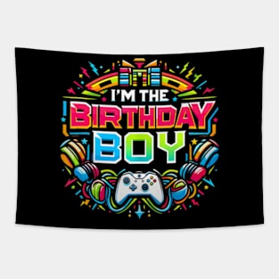 Im The Birthday Boy Game Gaming Family Matching Tapestry