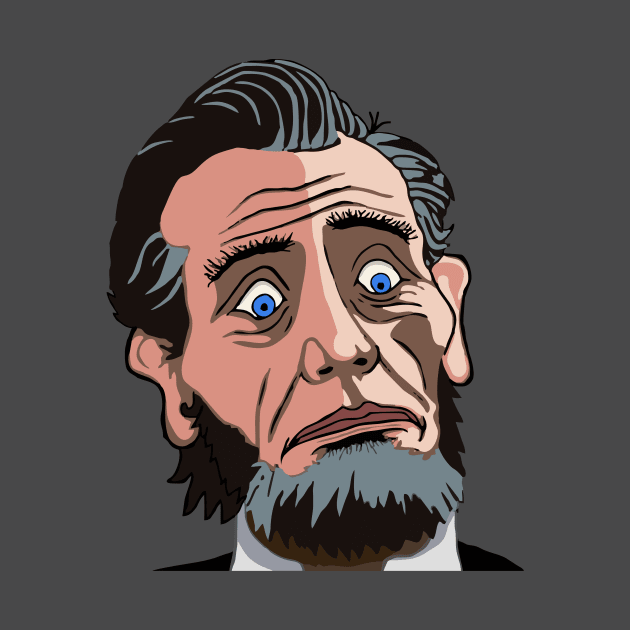 Surprised Abe Lincoln by FancyTeeDesigns