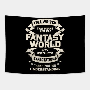 I'm A Writer Book Author Gift Tapestry