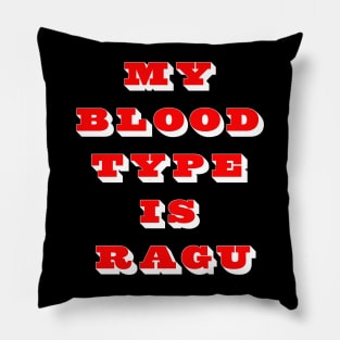 Blood Type Pillow
