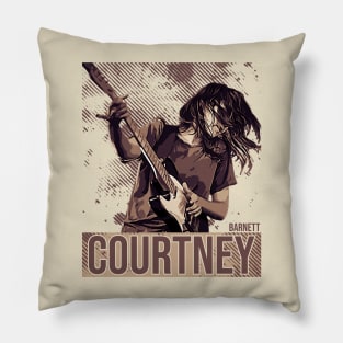 Courtney Barnett // Brown vintage Pillow