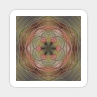 DESİGN OF MANY COLOURS. A kaleidoscope floral fantasy design Magnet