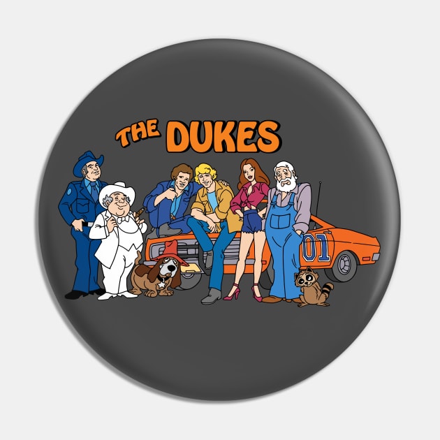 The Dukes Of Hazzard Cartoon Pin by Chewbaccadoll