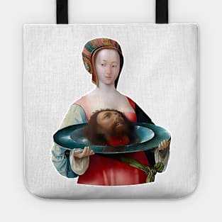 Salome delivers John the Baptist on a tray Tote