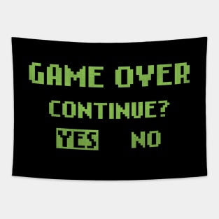 GAME OVER - CONTINUE? Tapestry