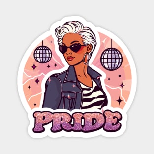 Disco Lesbian Pride Magnet