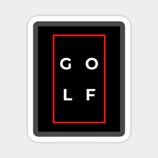 Modern Golf Shirt Magnet