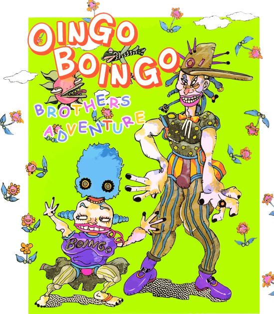 Oingo Boingo Brothers Adventure Kids T-Shirt by deniserfrantz