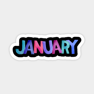 Hello Joyous January Magnet