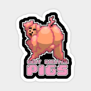 8 bit digital pigs Magnet