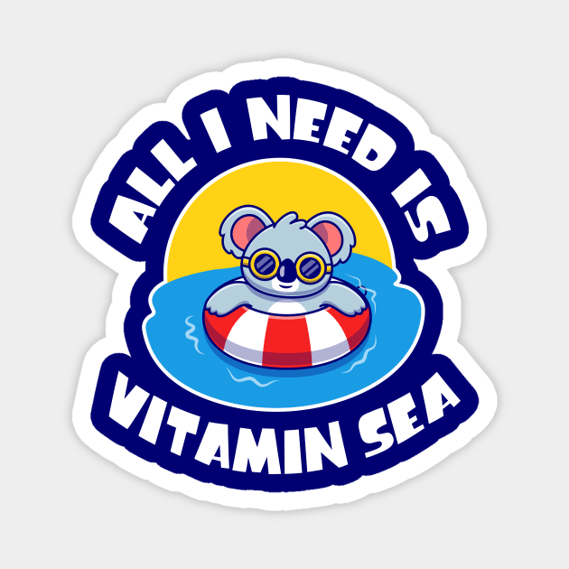 all i need is vitamin sea Magnet by Amrshop87