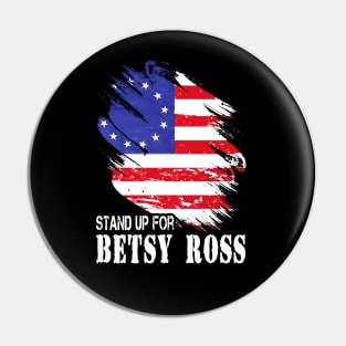 Betsy Ross Vistory 1776 American Flag Pin