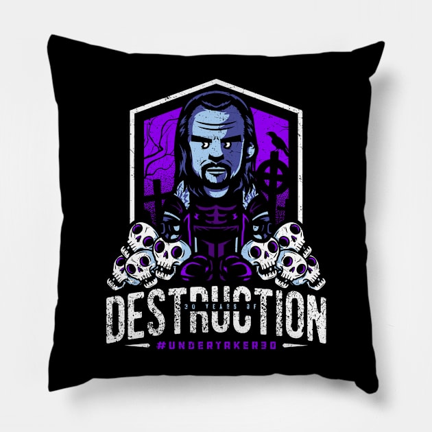 Deadman 30 Years of Destruction Pillow by KDNJ