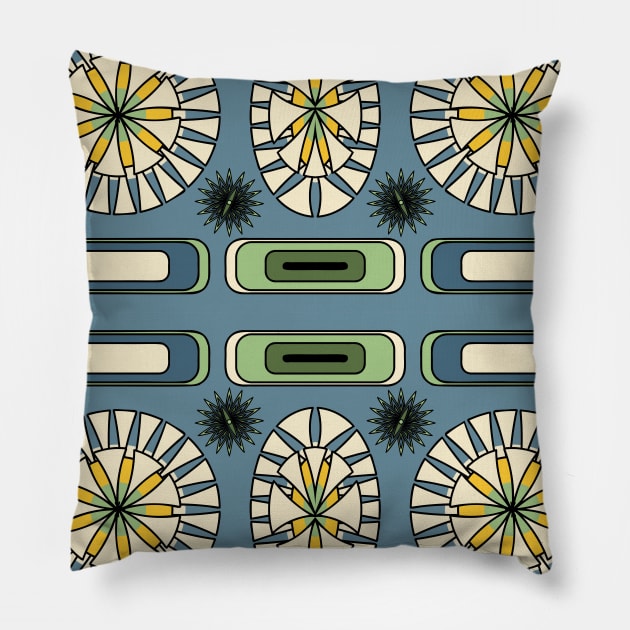 Seamless ethnic background folk africans endless pattern Pillow by Eskimos